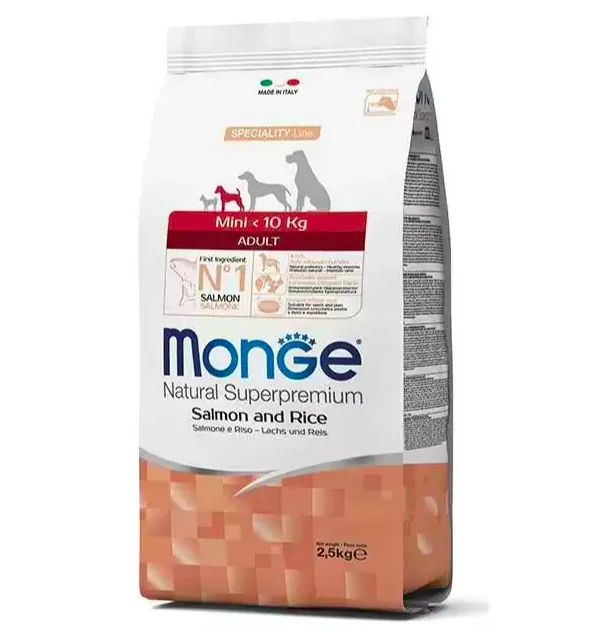 Monge Mini łosoś adult małe rasy 2,5 kg