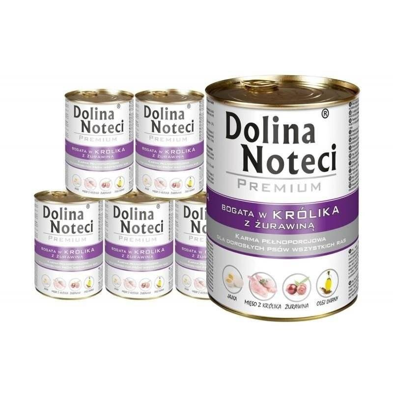 Dolina Noteci Premium królik z żurawiną adult 400 g × 24