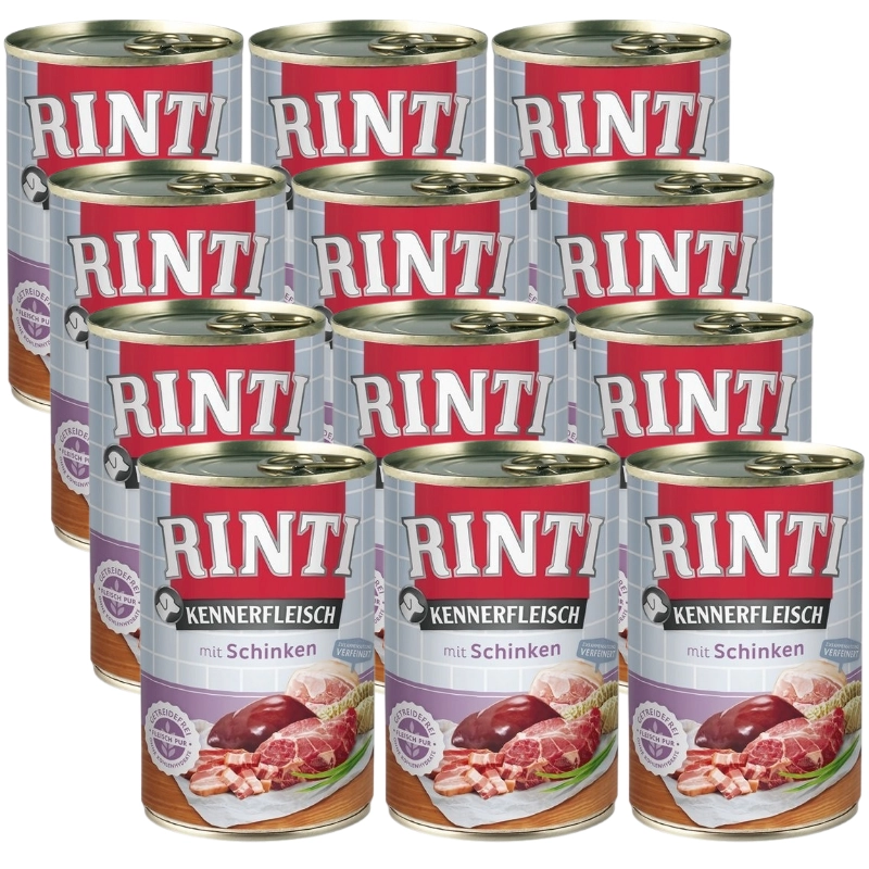 Rinti Kennerfleisch szynka adult 400 g × 12