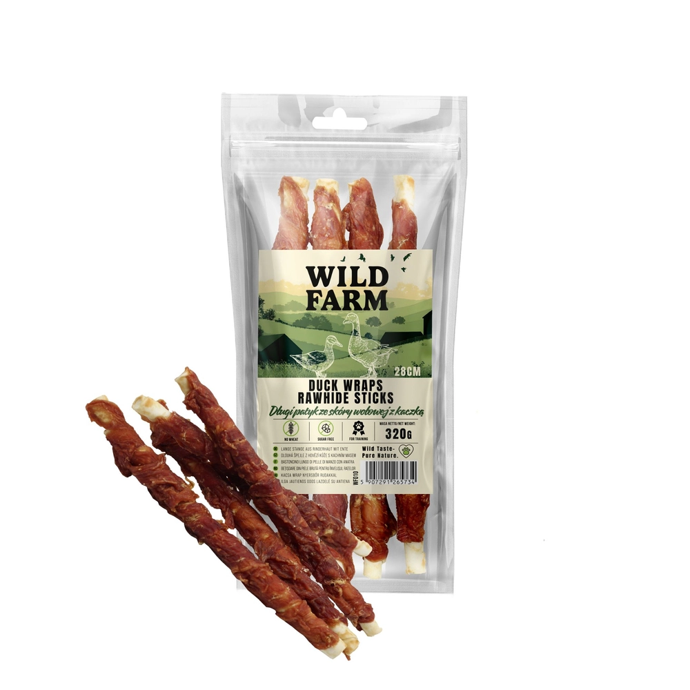 Wild Farm kaczka, wołowina 320 g