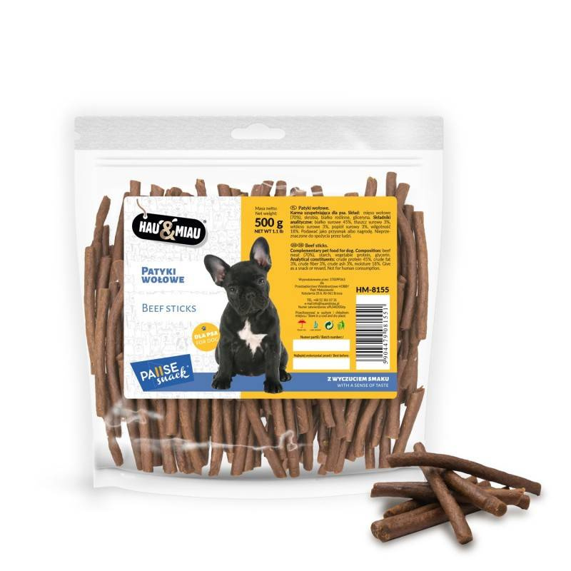 Hau&Miau Pausesnack wołowina 500 g