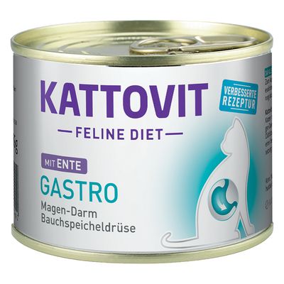 Kattovit Gastro Digestive kaczka w galaretce 185 g × 6