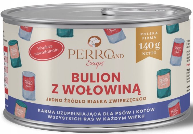 Perro PERROland Soups wołowina 140 g