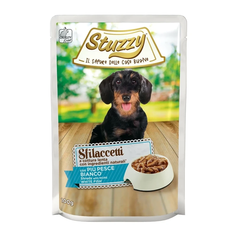 Stuzzy Dog Pouch Shreds dorsz adult 100 g
