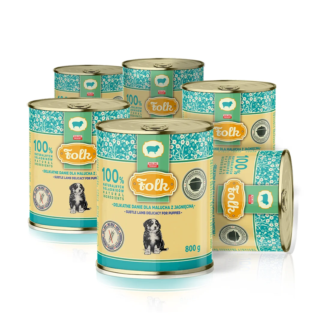 Folk jagnięcina puppy 800 g × 6