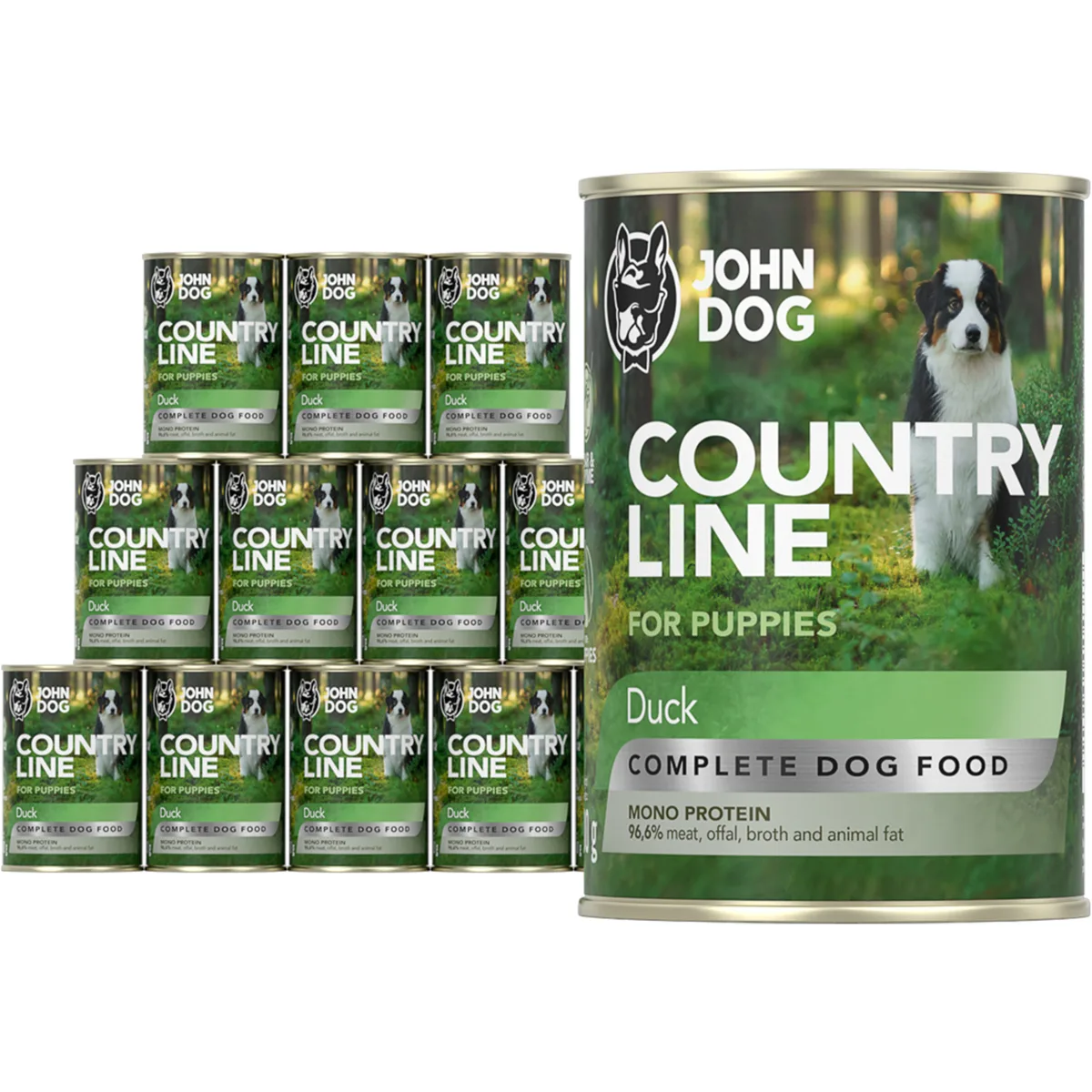 John Dog Country Line kaczka junior 400 g