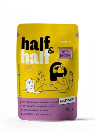 Half&Half kaczka w sosie adult 100 g