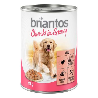 Briantos Chunks In Gravy indyk adult 415 g × 24