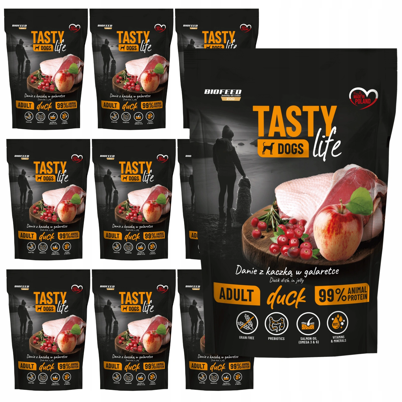 BioFeed Tasty Life kaczka adult 500 g × 10