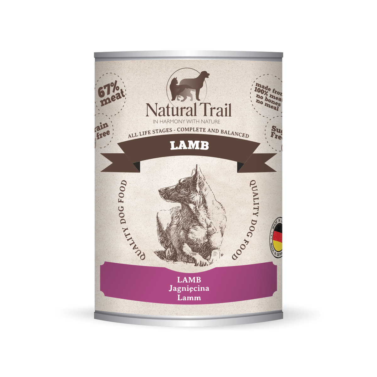 Natural Trail Mono jagnięcina 800 g