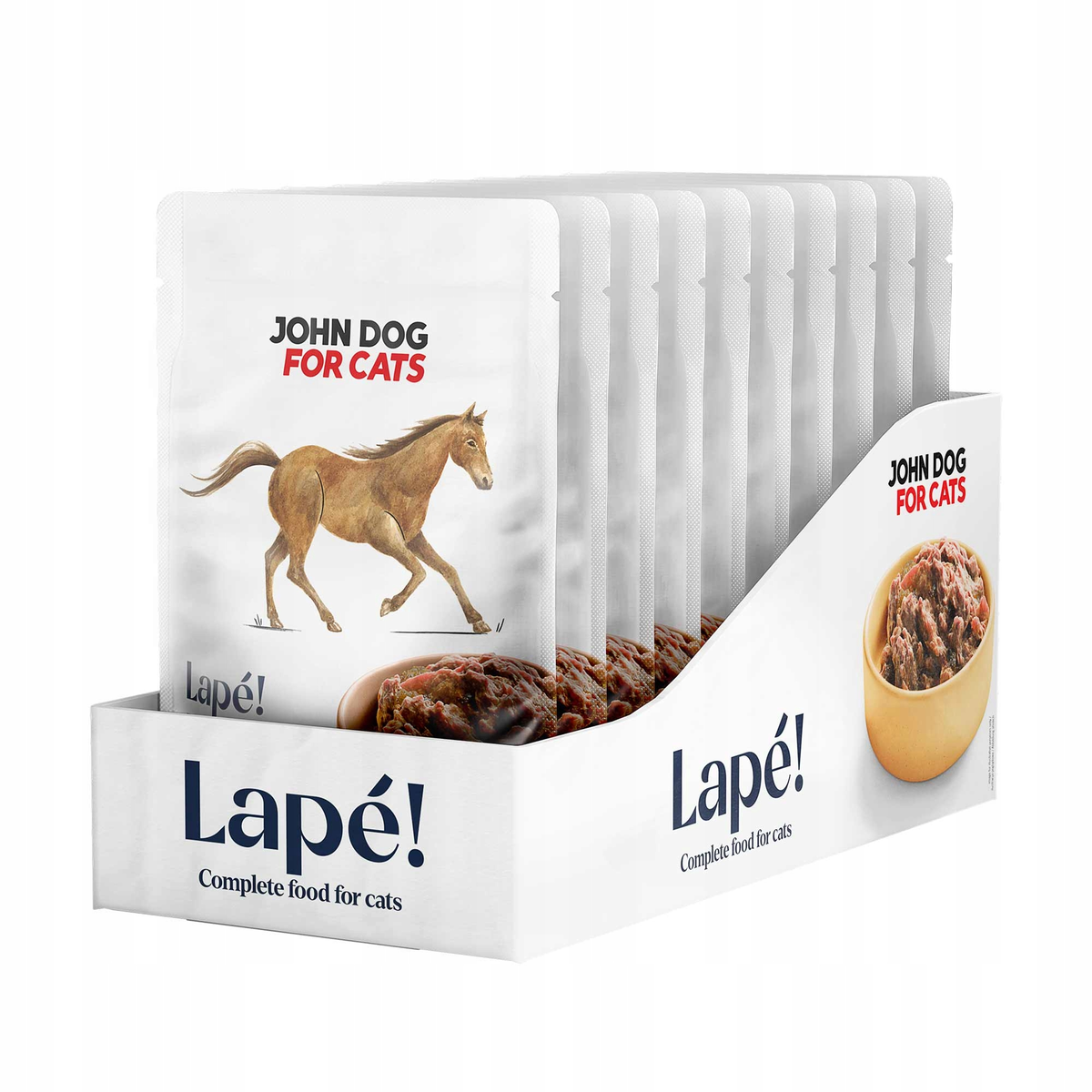 John Dog Lapé konina pasztet adult 100 g × 10