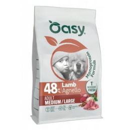 Oasy One Protein jagnięcina adult średnie i duże rasy 10 kg