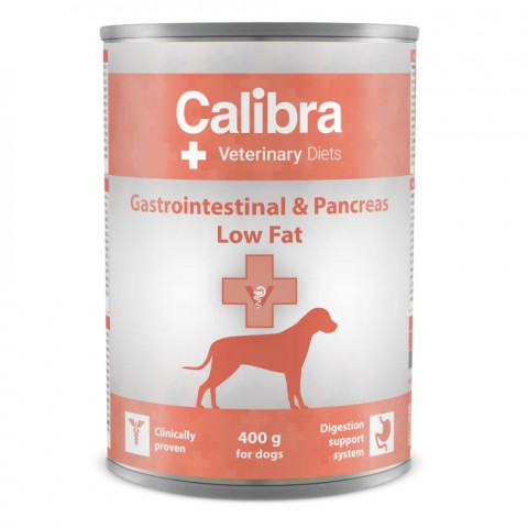 Calibra Veterinary Diets Gastrointestinal Low Fat ryba adult 400 g
