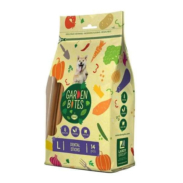 Garden Bites Dental Sticks batat, brokuły, papryka duże rasy