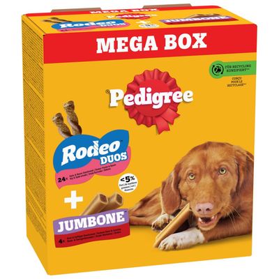 Pedigree Mega Box bekon, drób, kurczak, wołowina 780 g