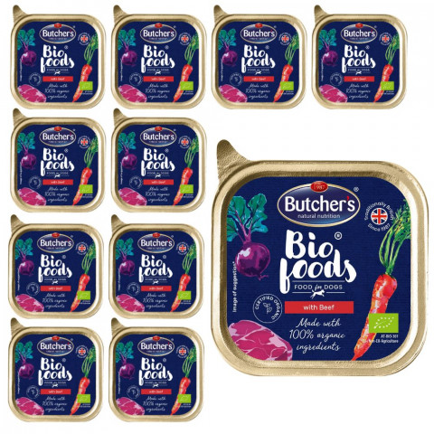 Butcher's Bio Foods wołowina adult 150 g × 11