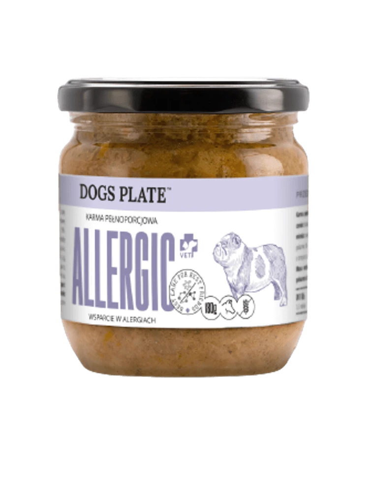 Dogs Plate Vet Allergic konina puppy 360 g