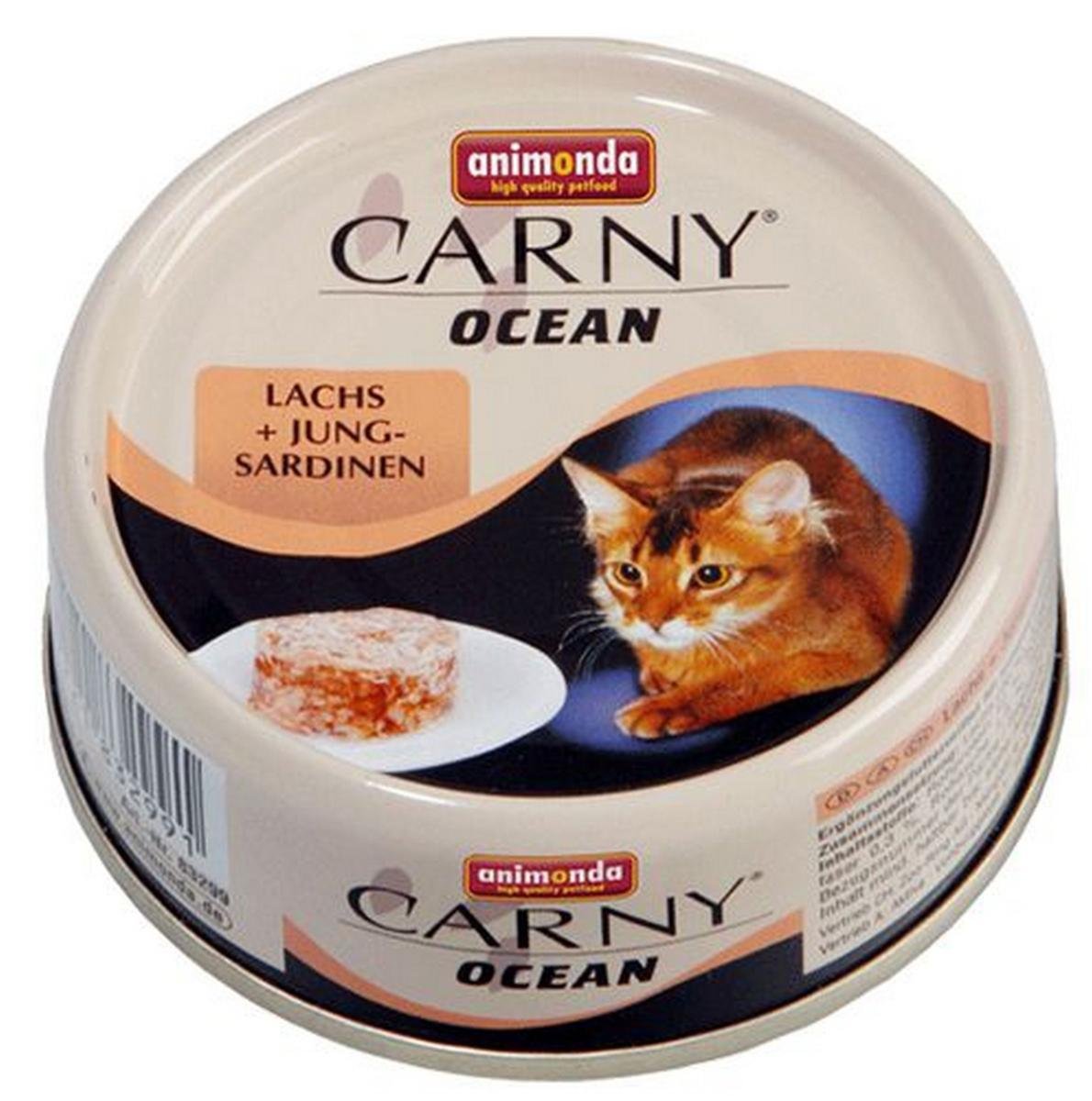 Animonda Carny Ocean sardynka, łosoś w galaretce adult 80 g