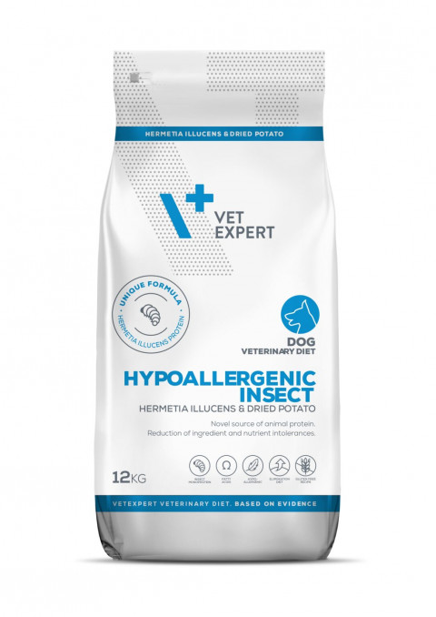VetExpert Veterinary Diet Hypoallergenic owady adult 12 kg
