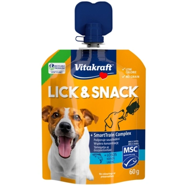 Vitakraft Lick & Snack Training łosoś 60 g