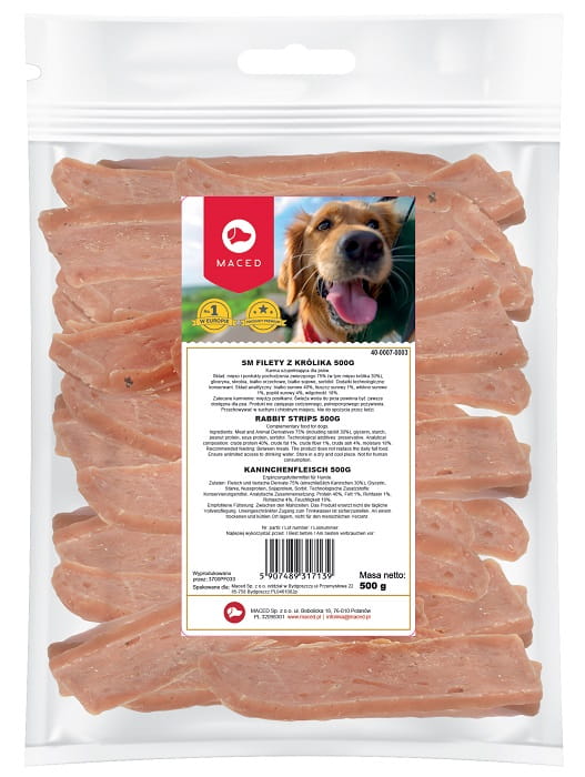 Maced Strips królik 500 g