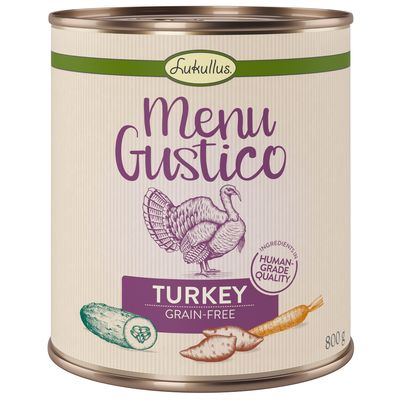 Lukullus Menu Gustico indyk adult 800 g × 6