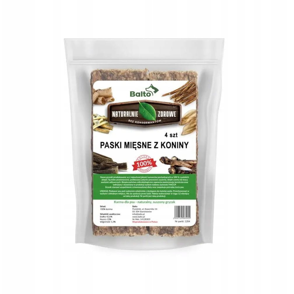 Balto Paski mięsne z koniny