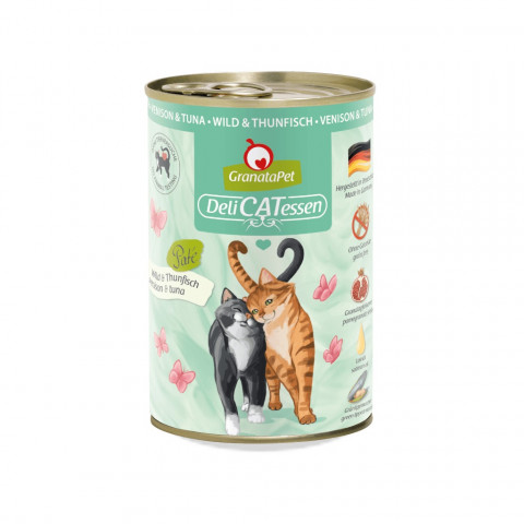 GranataPet DeliCatessen dziczyzna, tuńczyk adult 400 g
