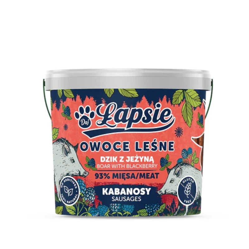 Łapsie Owoce Leśne dzik 160 g