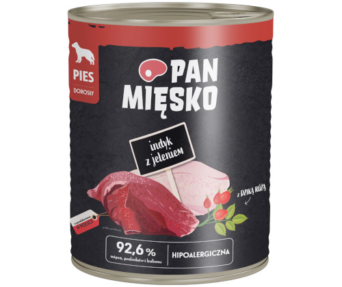 Pan Mięsko indyk, jeleń 800 g