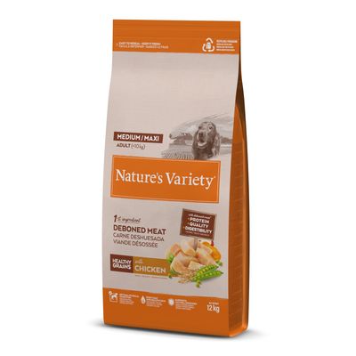 Nature's Variety Healthy Grains kurczak adult średnie rasy, duże rasy 12 kg × 2