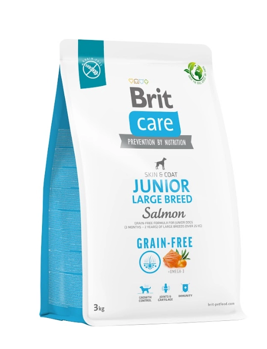 Brit Care Dog Grain-free łosoś z ziemniakami junior duże rasy 3 kg