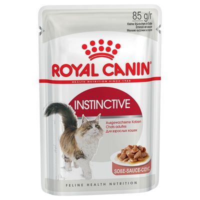 Royal Canin Instinctive w sosie adult 85 g × 24