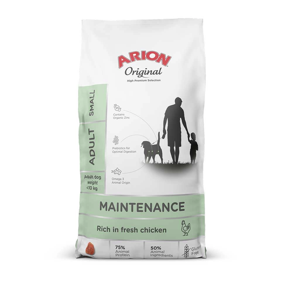 Arion Original Maintenance kurczak z ryżem adult małe rasy 2 kg