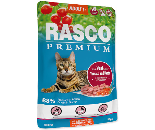Rasco Premium cielęcina w sosie adult 85 g
