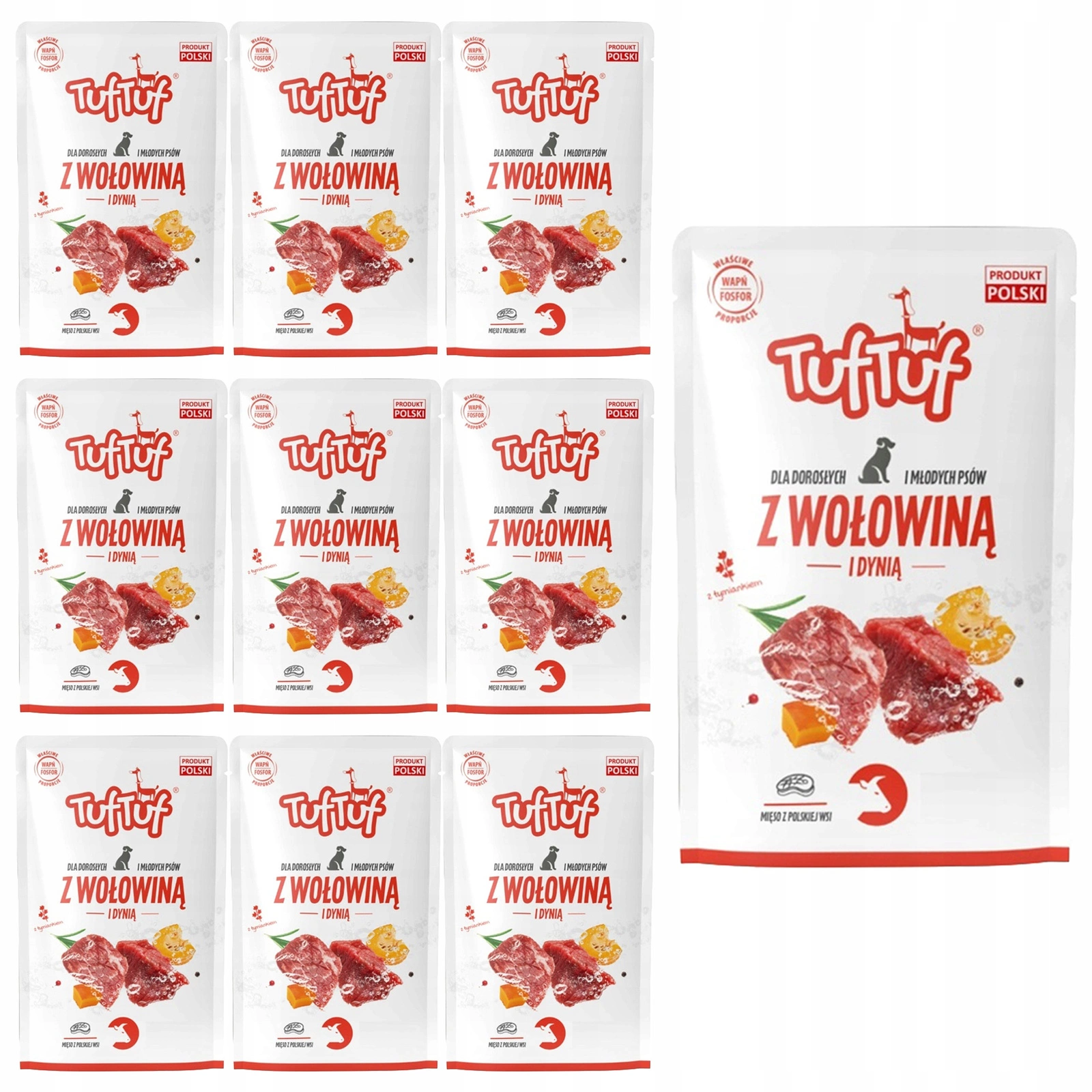 Tuf Tuf wołowina 300 g × 10