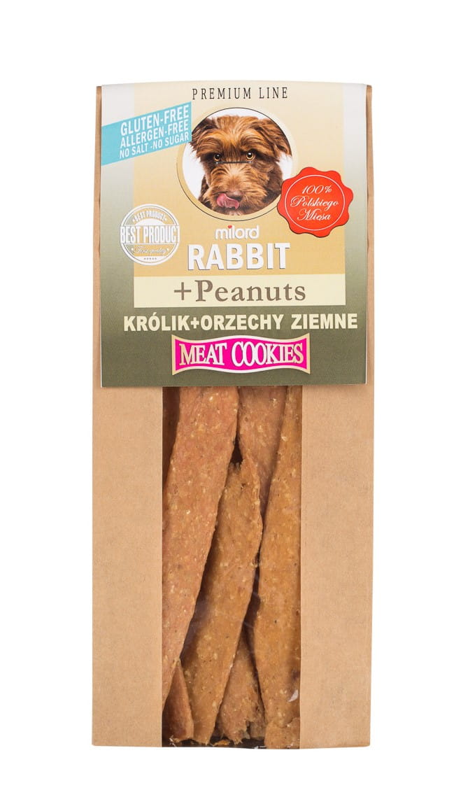 Milord ciastka z orzechami ziemnymi królik 80 g