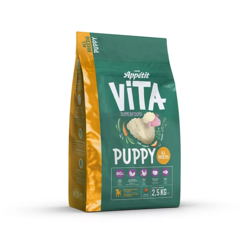 Comfy Appetit Vita jagnięcina puppy 2,5 kg