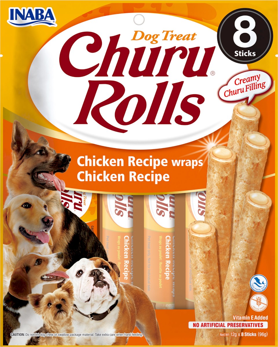 Inaba Churu Rolls kurczak 12 g × 8