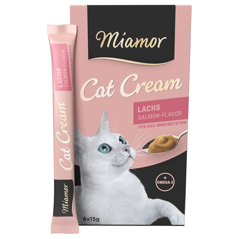 Miamor Cat Cream Dental łosoś w sosie 15 g × 6
