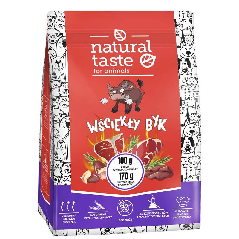 Natural Taste Wściekły Byk wołowina 1 kg