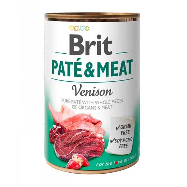Brit Pate & Meat dziczyzna adult 400 g
