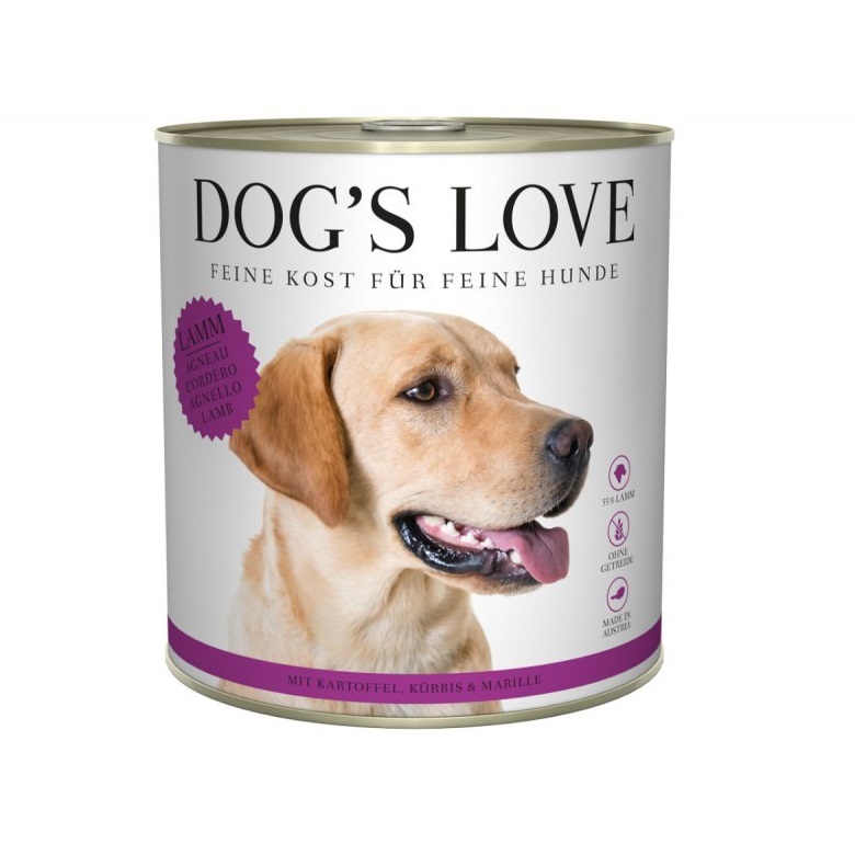 Dog's Love jagnięcina adult 800 g