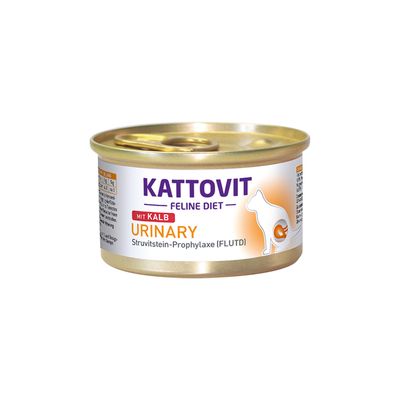Kattovit Feline Diet Urinary cielęcina pasztet adult 85 g × 24