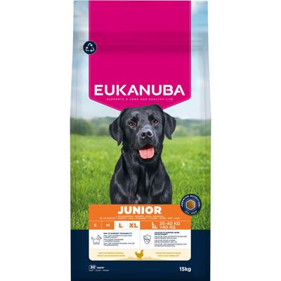 Eukanuba Premium Nutrition kurczak puppy duże rasy 15 kg