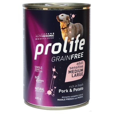 Prolife Wet Sensitive wieprzowina adult 400 g × 6