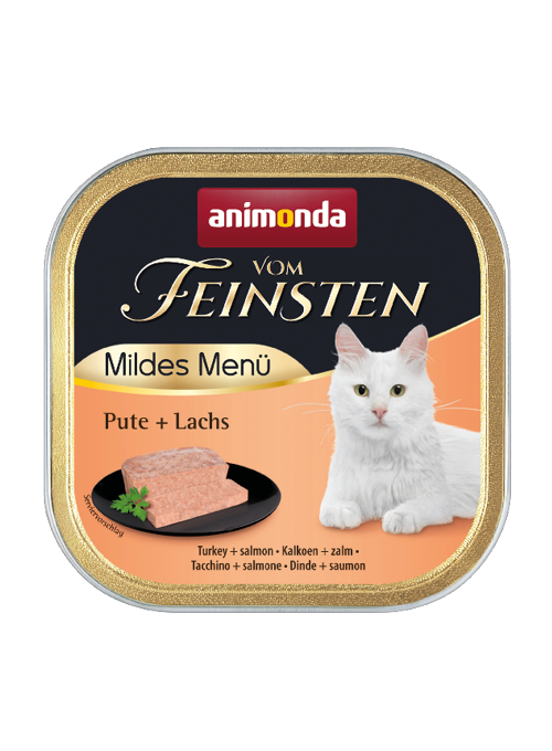 Animonda Vom Feinsten Sterilised indyk, łosoś kawałki adult 100 g