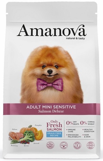 Amanova łosoś adult małe rasy 800 g
