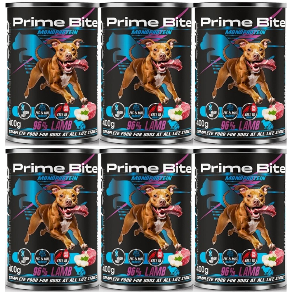 Game Dog Prime Bite jagnięcina adult 400 g × 6