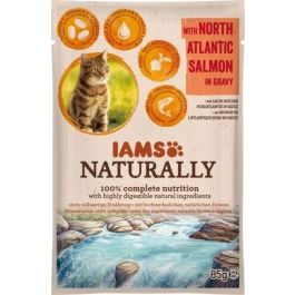IAMS Naturally łosoś w sosie adult 85 g
